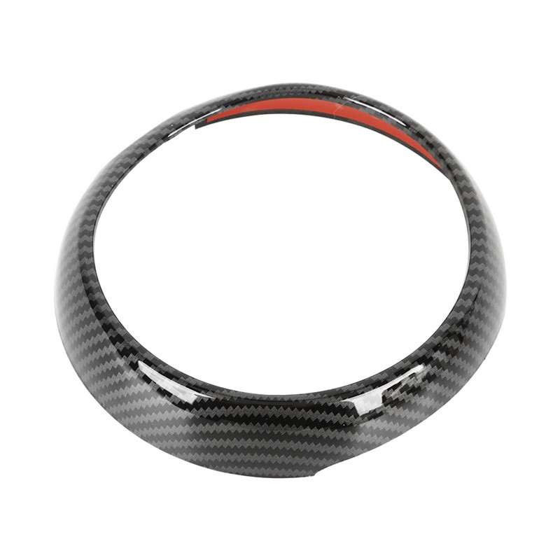 Car Dashboard Cover Edge Trim Decoration Ring Carbon Fibre Style