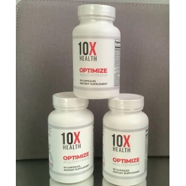Vitamins 10X Health Optimize Methylated Multivitamin for Men & Women - Vitamins (3Pack)