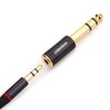 MOBOREST 1/4" (6.35mm) Plug/1/8" (3.5mm) Jack Stereo Adapter (6.35 Male