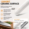 10-in Ceramic Honing Rod, 1200 Grit Knife Sharpener Rod for