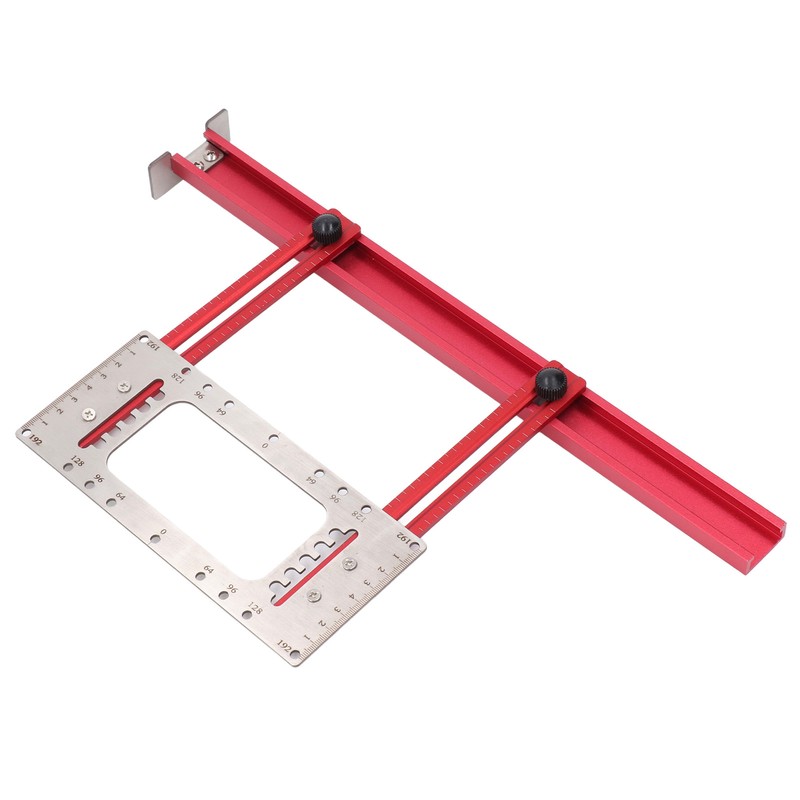 Door Handle Punch Locator Cabinet Hardware Opening Locating Jig 64mm