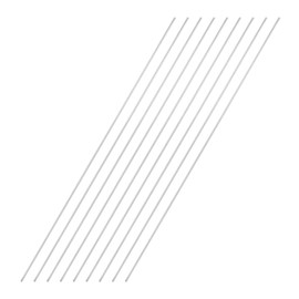 uxcell 3mmx450mm 304 Stainless Steel Solid Round Rod for DIY Crafts - 9pcs