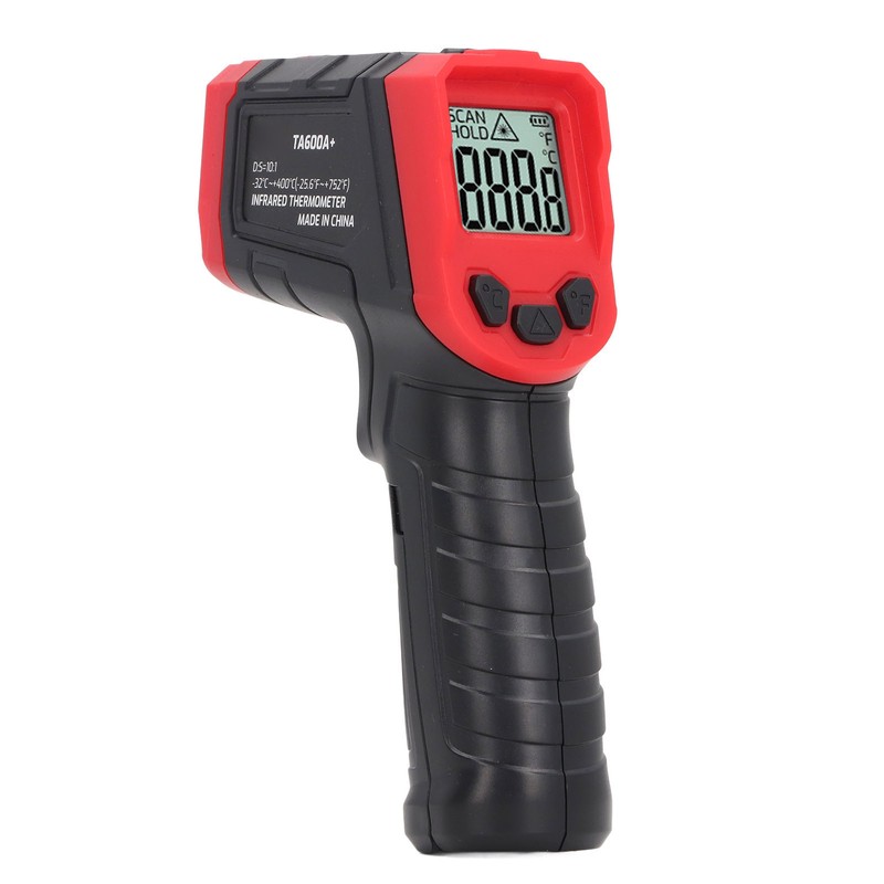 Infrared Temperature Meter High Accuracy Quick Response Data Locking Backlit