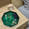 Gesserit Dice Board with Felt Pad, Green Felt Lined PU