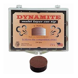 Single Tiger Dynamite 14 mm Medium Hard Pigskin Cue Tip