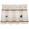 SunnyDayFabric Cafe Curtain Stitch Approx. 43.3 inches (110 cm) Width