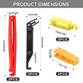 Fuse Puller Pliers Mini Fuse Extractor Pullers, 8Pcs Fuse Puller Extraction Tool Car Automobile Fuse Clip Tool Fuse Removal Tool,Car Fuse Puller Car Extractor Car Fuse Puller Extraction Tool for Car