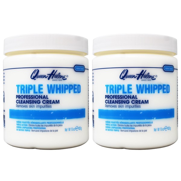 Queen Helene Triple Whipped Professional Cleansing Cream – Rich Fluffy