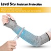 Chuarry 4 Pairs Level 5 Cut Resistant Arm Sleeves Arm