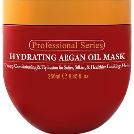 Arvazallia Hydrating Argan Oil Hair Mask and Deep Conditioner for Dry or Damaged Hair (8.45 oz Jar)