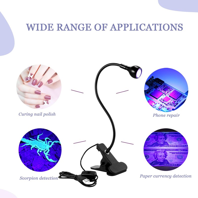 BUCICE 3W UV Nail Lamp, Hands Free Gel LED Dryer