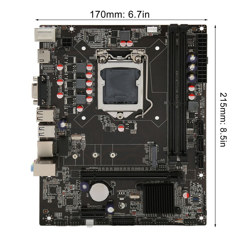 B75A Motherboard Dual Channel DDR3 Built in M.2 Interface Computer