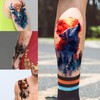6 Sheets Temporary Lion Tattoo Fox Tattoo Bison Tattoo Wolf