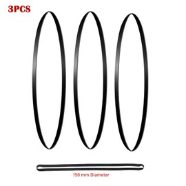 3 Pieces Turntable Belt Machine Recorder Rubber Belt for Repair Replacement Maintenance Most Kinds of Belt-Driven Turntables, 150MM