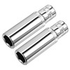 TA-VIGOR 2Pcs 1/4 Inch Drive 10mm 6-Point Deep Socket, Metric,