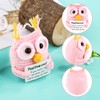 Funny Positive Owl, Adorable Positive Owl Crochet Knitted Doll with