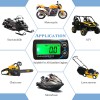 LCD Digital RPM Tach Hour Meter Tachometer Gas Engine Maintenance