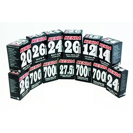 Kenda Bicycle Inner Tube 700 x 23/25 Presta Valve France/48 Confection (Air Chambers 28)/Inner Tube 700 x 23 – 25 48 mm Presta French Valve in a Box – Air Tube 28)