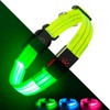 Light Up Dog Collars, LED Dog Collar Light Adjustable USB