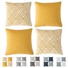 HPUK Fundas Decorativas para Cojines, Juego de 4 Fundas de