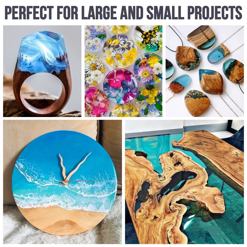 Epoxy Resin 2 Gallon - Crystal Clear Epoxy Resin Kit
