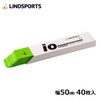 LINDSPORTS パワーイオテープ カラー キネシオロジーテープ テーピングテープ (‎ライトグリーン 幅50mm×25cmカット 40枚入)