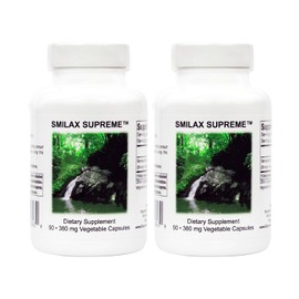Supreme Nutrition Smilax Supreme, 90 Pure Sarsaparilla Vegetarian Capsules (Pack of 2)