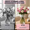 3 PCS Reusable Silicone Flower Arranging Grid Water Proof (Blue,Pink,White)