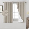 PrinceDeco 100% Black Out Curtains 63 Inch Length,Thermal Insulated Short