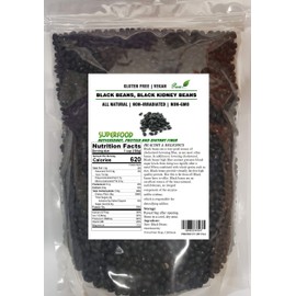 2 LB 100% ALL Natural, Black Turtle Beans ,Black Beans,Black Kidney Beans