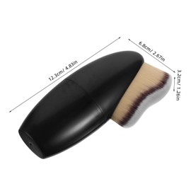 VICASKY Natural Look Foundation Brush Dense Makeup Brush for Women Travel-friendly Soft Easy to Clean Suitable for Liquid Powder