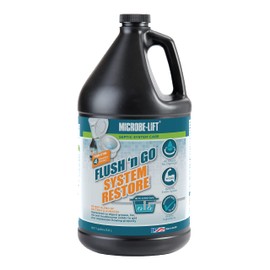 MICROBE-LIFT Emergency Septic Tank System Restore - Fast Acting Septic Tank Clog and Odor Removal for Troubled Septic Tanks Up to 2,500 Gallons - 1 Gallon