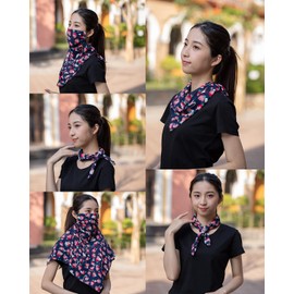 Elledk (Supervised by the Color Concierge) UV Protection, Face Cover, Mask, Blevet, Yebe, Women's, UV Protection, Sunburn Prevention, Large, Stylish, Arm Cover, 21-21