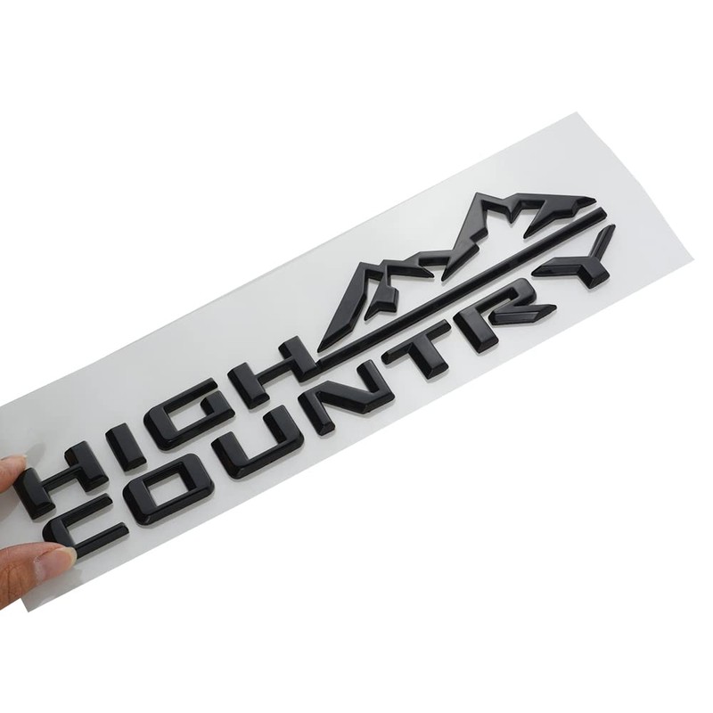 dgea 1x 2019-2021 Chevy Silverado High Country Nameplate Rear Emblem