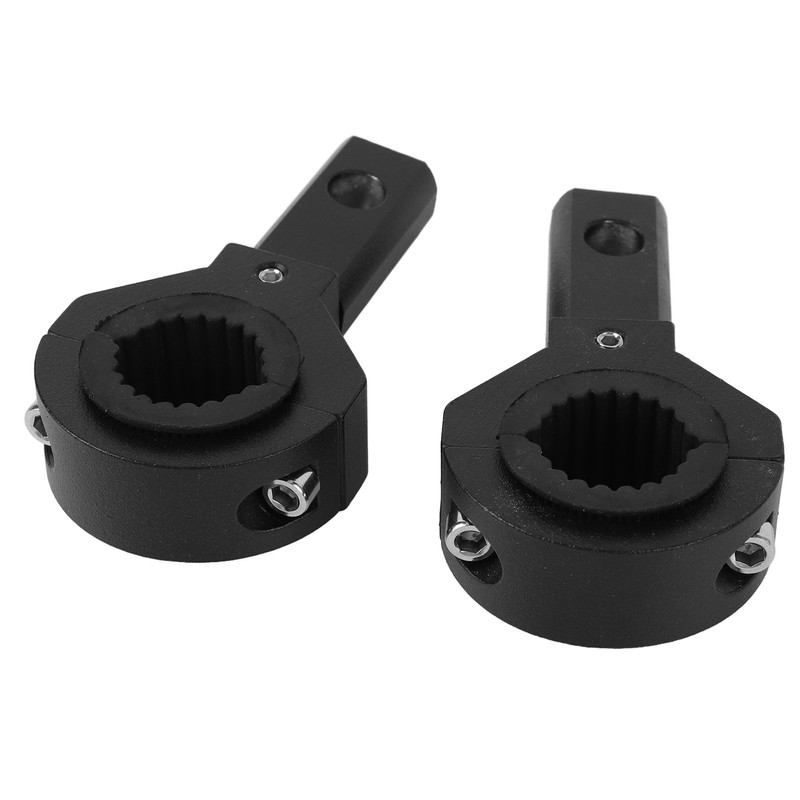 Pair of 0.75in 1.18in ATV UTV Light Bar Mounts 360