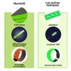 Wantalis, Bracciale di Sicurezza con Luce LED, Rosa (Rosa)