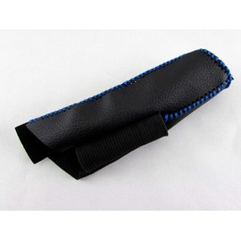 BRIGHTZ Carry Truck DA63T DA65T Side Brake Steering Wheel Cover, Blue Stitching, Parking Brake, Handbrake Grip, DA63, DA65, DA A63, A65, 63, 65, Carry Truck, Carry 34662