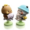 Onperpoe 2 pcs Bubu Dudu Bobble Head, Cute Figure Ornament