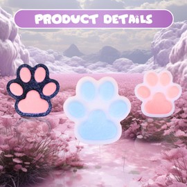 1pcs Black Big 5.5in Thin Squishy Cat Paw Squeeze Toys,Cat Paw Squishy,Cute Kawaii Squishies,Squishy Cat Paw Fur Ball,Jelly Kitty Paw Squishy Funny for Adults Kids (1pcs Black Big 5.5in Thin)