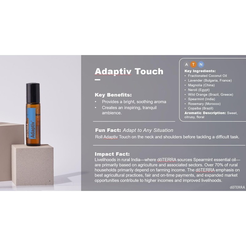 doTERRA Adaptiv™ Touch Calming Blend, 10 mL