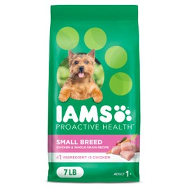 IAMS Proactive Health Small Breed Dog Food Dry with Real Chicken, 7 lb. Bag