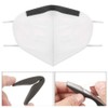 AiO Japan Mask Supplies, 50 Pieces, Black Sponge Mask, Nose