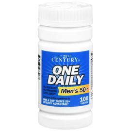 21st Century One Daily Men's 50+ Multivitamin Multimineral Tablets 100 EA