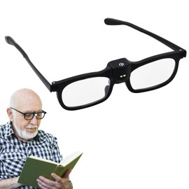 Focenat 250% Lupenbrille mit Lich, LED Beleuchtete Leselupe Anti Blaulicht Vergrößerungsbrille Vergrößerungsglas Brillenlupe für Naharbeit, Handwerk, Hobby, Lesen, Elektronische Wartung, Senioren