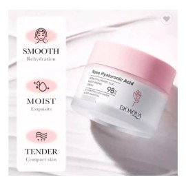 Crema Rosas Ácido Hialurónico Bioaqua Antiarrugas Hidratante