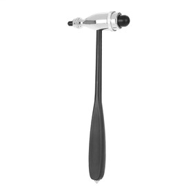 YUMILI Neurological Reflex Hammer with Double Plastic Head, Humanized Design for Precise Muscle and Nerve Diagnostics, Medical Examination Instrument