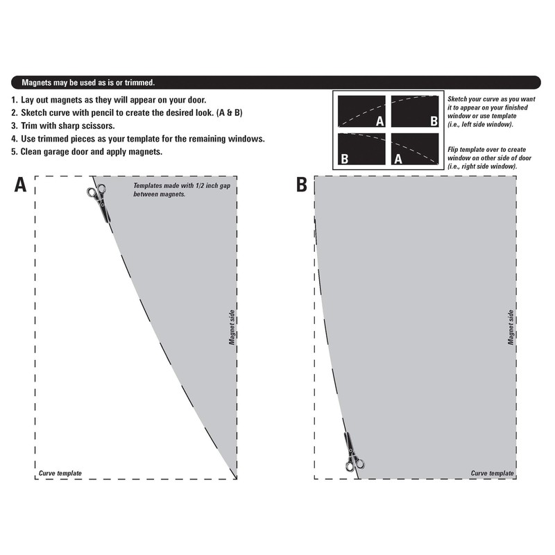 Household Essentials 232 Garage Window, Black