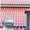 LALAFINA Outdoor PVC Windproof Ventilation Cap for Kitchen Exhaust Durable