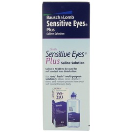 Sensitive Eyes Plus Saline Solution, 12 oz