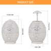 Toothpick Dispenser, Push Style Retro Automatic Toothpick Container Floral Pattern